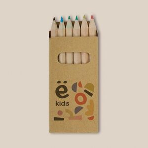 Goya 30077 - 6 Coloured Pencils in Kraft Box KRAFT