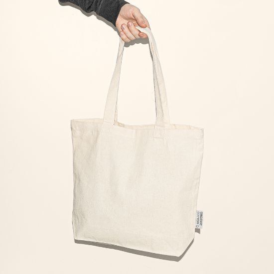 Goya 38546 - Ekologisk Bomullsväska med Långa Handtag, GOTS-certifierad FRESH