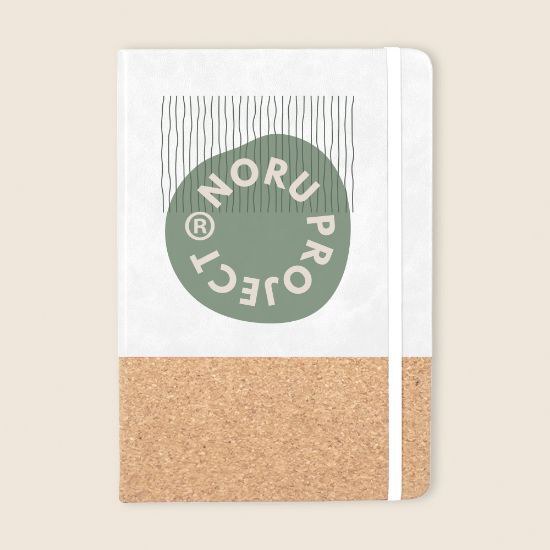 A5 Notebook with PU Cork Cover BOUND
