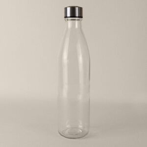 Goya 39522 - Glasflaska med Rostfritt Stållock 1 Liter H2O