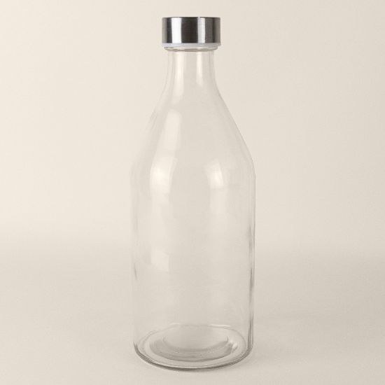 Goya 39523 - Glasflaska med Rostfritt Stållock 1L MINERAL