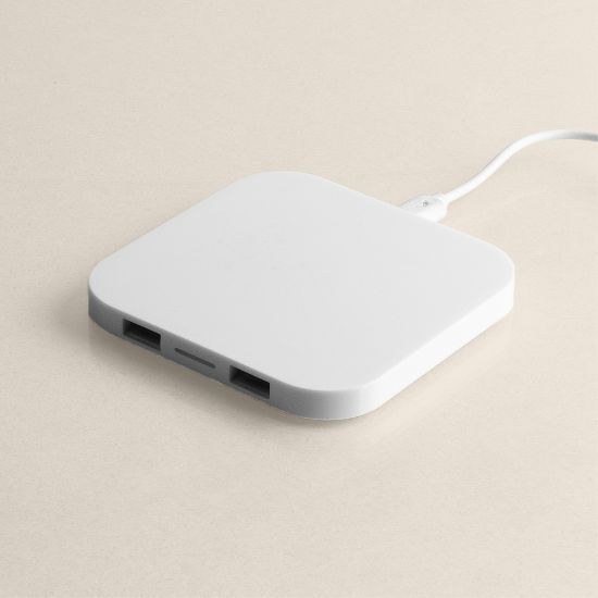 Goya 39550 - Trådlös laddare 5W, 2 USB-portar, NTC-skydd CYBER
