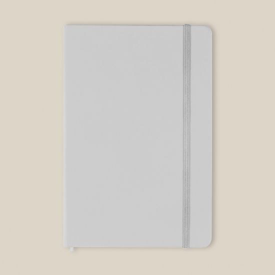 Goya 39567 - A5 Notebook with PU Cover & Elastic Band, 96 Cream Striped Sheets LINED