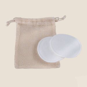 Goya 50554 - Reusable Makeup Remover Disks Set with Cotton Bag LINER
