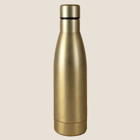 Goya 50545 - 500 ml Dubbelväggig Flaska i Rostfritt Stål MILKSHAKE