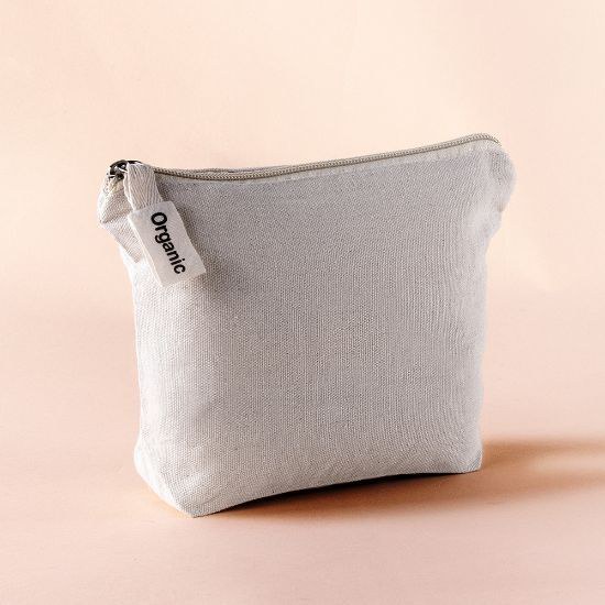 Organic Cotton 220g/m2 Toilet Bag PORT