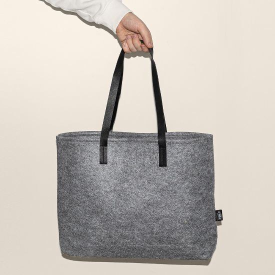 Goya 50633 - RPET Felt Bag with Synthetic Leather Handles