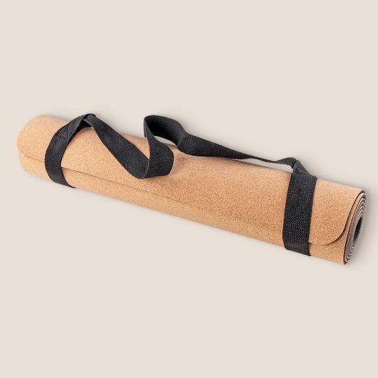 Goya 50652 - Yogamatta i kork med handtag, 60x183 cm SHIVA