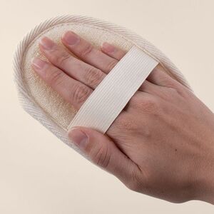 Goya 50680 - Bomullssvamp och skrubber, oval, elastisk band CRIN