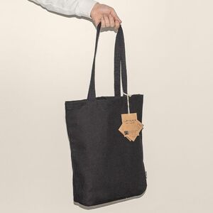 Goya 52045 - Svart Fairtrade Bomullsväska med Långa Handtag FAIRTRADE