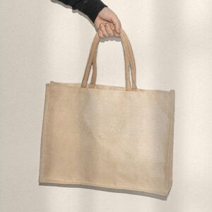 Goya 52559 - Juco-väska med förstärkta bomullshandtag, Strandshopping OBER