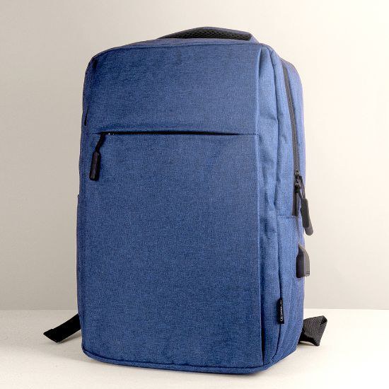 RPET Polyester Ryggsäck med USB-port