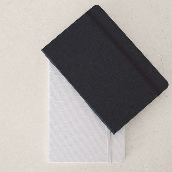 A5 Notebook, RPET Covers, 80 Lined Sheets, Elastic THELUJI