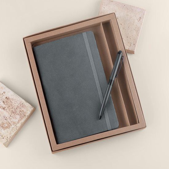 Goya 53588 - Elegant Notebook Set with Metallic Pen TWILIGHT