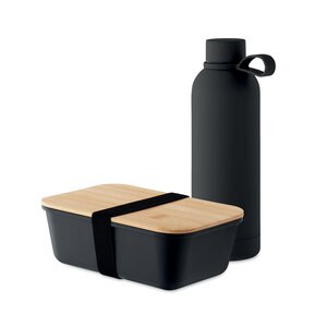 EMERALD SET Lunchset, flaska + lunchlåda - GiftRetail MO2314