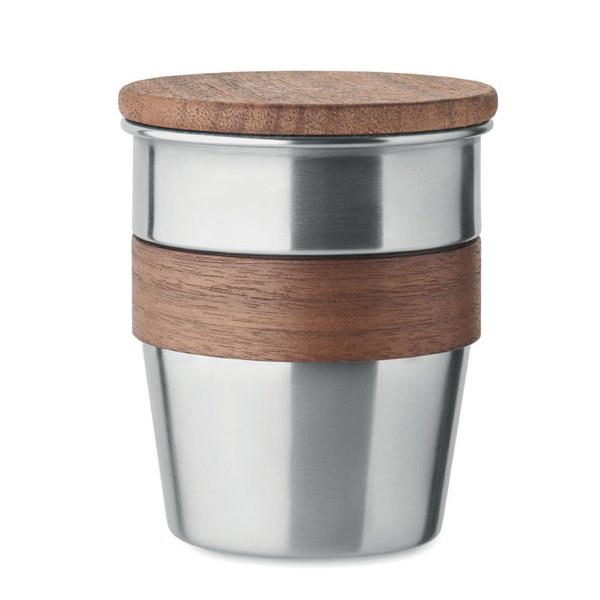 WALNUT Mugg enkelvägg 350 ml - GiftRetail MO2322