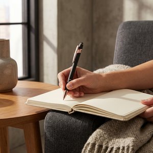 SCRIBBLE Penna i återvunnen aluminium - GiftRetail MO2380