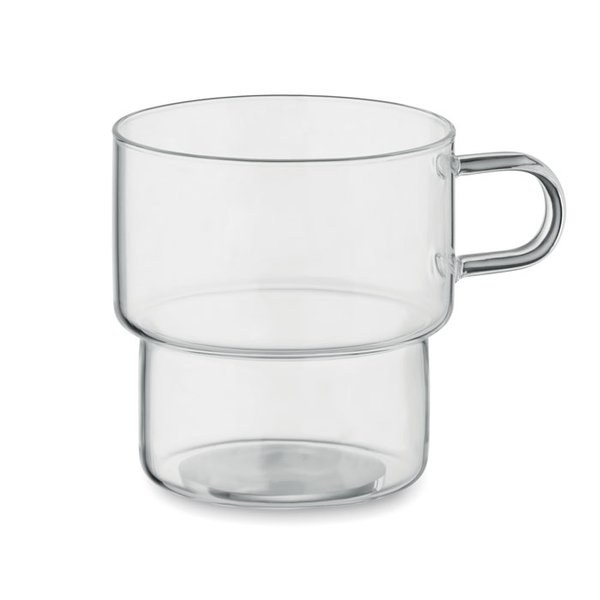 BOROMUG Högt borosilikat glas 300 ml - GiftRetail MO2348