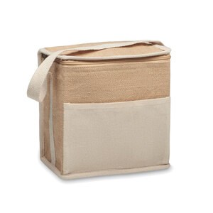 LONA Kylväska i jute och canvas 3L - GiftRetail MO2503