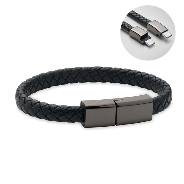 FAULETI CHARGE Flätad armband/kabel typ-C