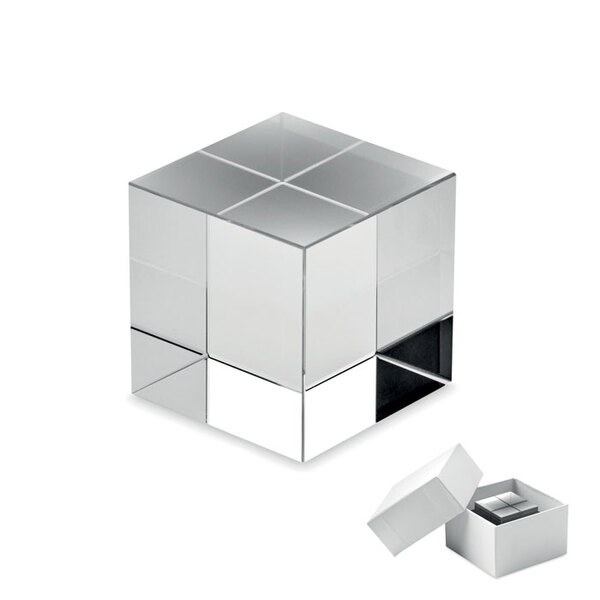 KUBEWARD Pris i form av en glaskub - GiftRetail MO2656