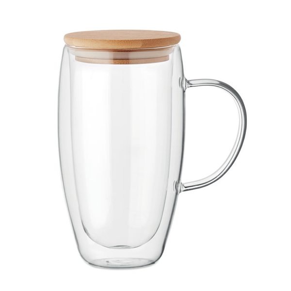 EXISTING NAME Dubbelväggig glasmugg 450 ml - GiftRetail MO2673