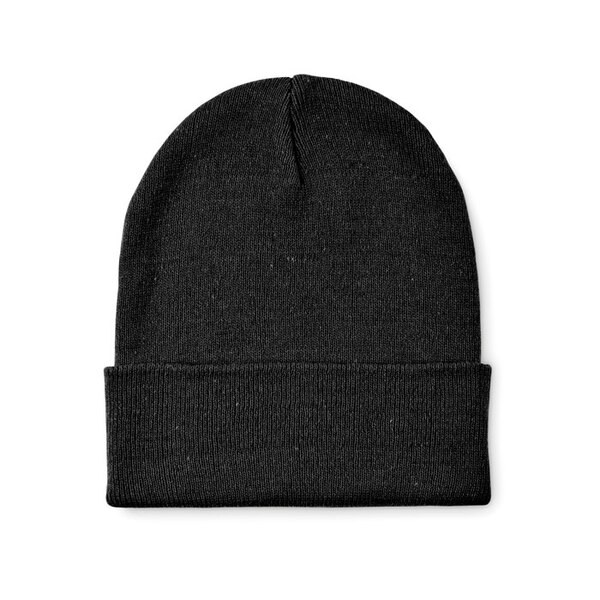 BEANIX Stickad mössa med mudd