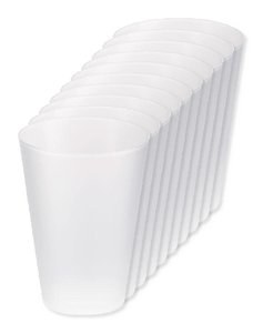 Förpackning med 100 GiftRetail MO6375 - FESTA LARGE Återanvändbar eventkopp 300ml