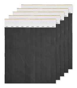 Förpackning med 5 GiftRetail MO8942 - TYVEK Festival armband
