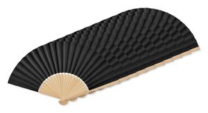 Pack of 100 GiftRetail MO6828 - FANNY PAPER Elegant Bamboo and Paper Handheld Fan