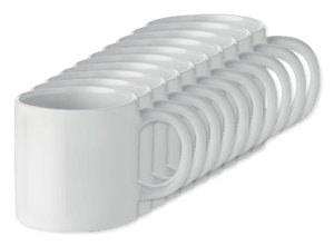 Förpackning med 100 GiftRetail MO9244 - MINI SUBLIM Sublimerings mugg