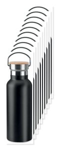 Förpackning med 10 GiftRetail MO9431 - HELSINKI Flaska  500 ml