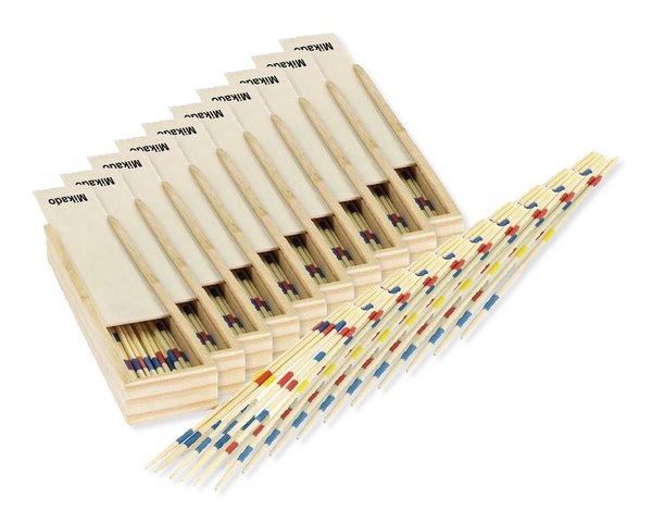 Mikado Spel med 41 Trädelar i Låda MIKADO