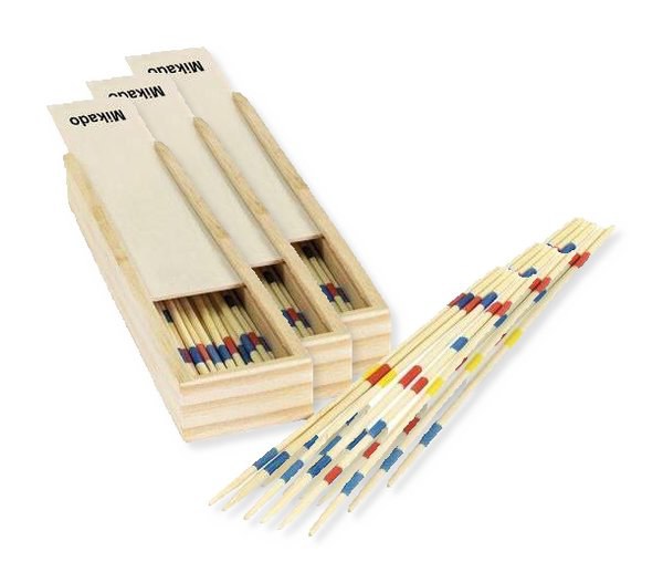 Mikado Spel med 41 Trädelar i Låda MIKADO