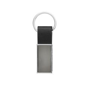 XD Collection P191.64 - Luxury PU keychain RCS recycled zinc alloy