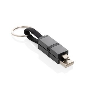 XD Xclusive P302.76 - Terra återvunnen aluminium 4-i-1 60W snabbladdningskabel