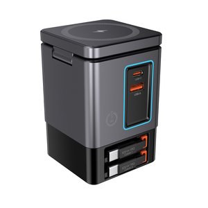 Urban Vitamin P309.54 - Urban Vitamin Sacramento 105W GAN charger+retractable cables