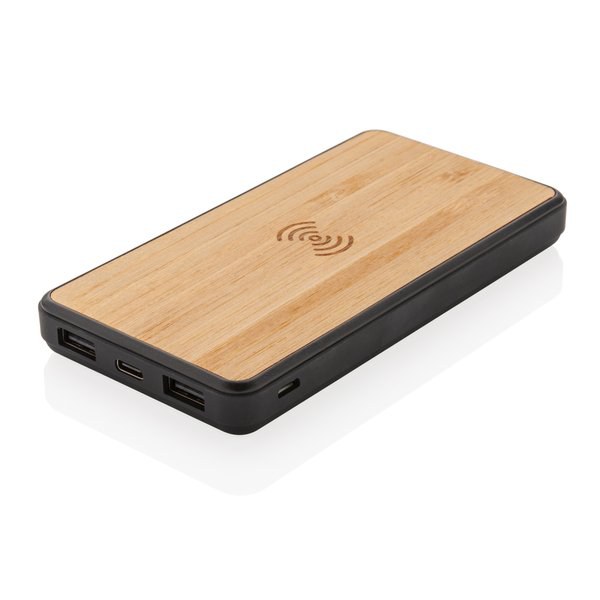 8.000 mAh powerbank m. trådlös laddning RCS plast