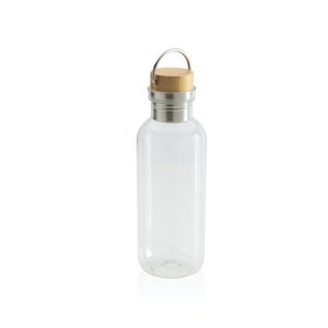 XD Collection P433.26 - RCS RPET bottle with bamboo lid and handle