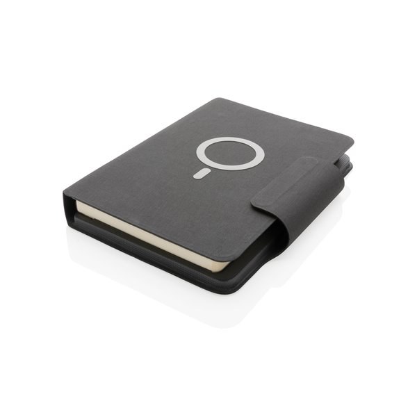 XD Xclusive P774.31 - Artic magnetisk A5 antecknings-bok, 10W trådlös laddning